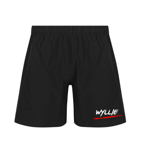 WYLLIE Kids Functional Stretch Shorts – Black