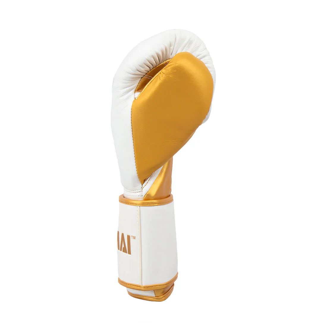 Premium White & Gold Boxing Glove 16oz