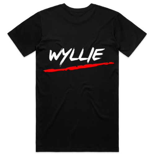 Wyllie Signature Logo T-Shirt - Black