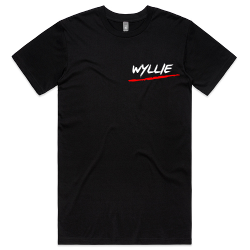 Wyllie Signature Logo T-Shirt - Black